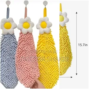Quality 3pcs Chenille Hand Towel