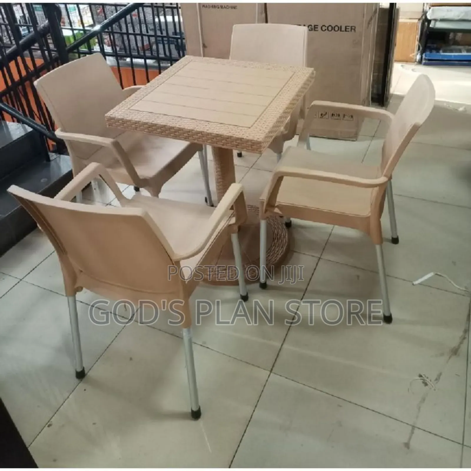 A Set of Dining Chairs and Table