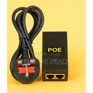 Power Over Ethernet (Poe) Injectar With Power Cable –For Access Points