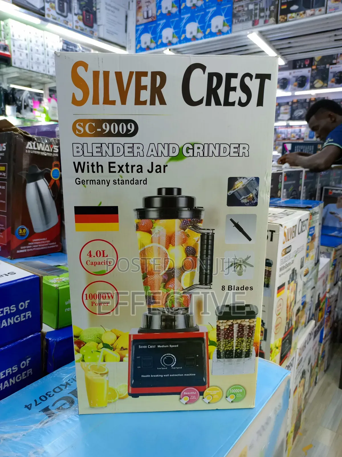 Silver Crest Blender and Grinder.