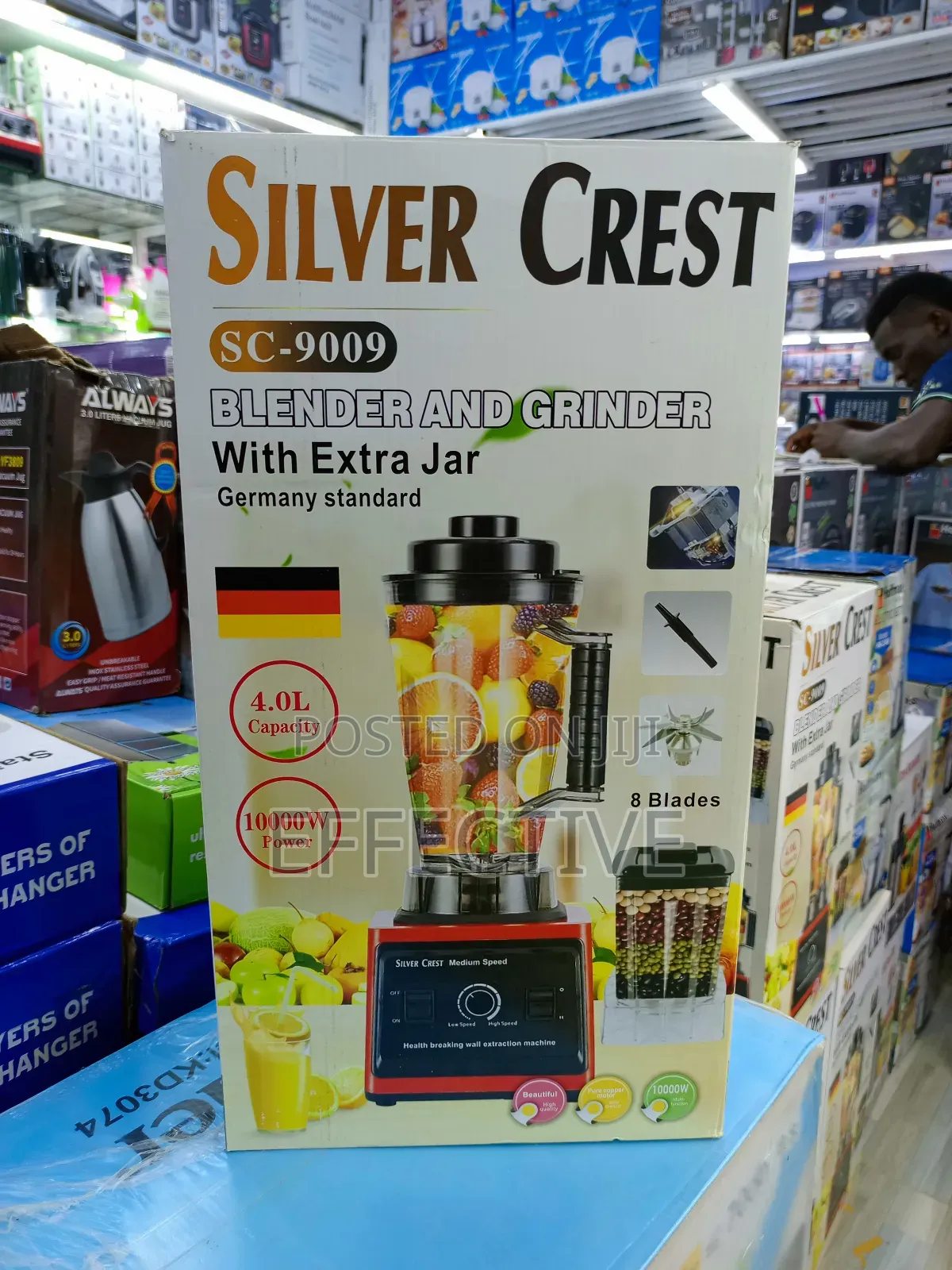 Silver Crest Blender and Grinder.