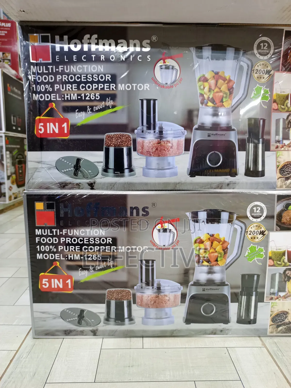 Multi-Function Food Processor, Model Hm-1265.