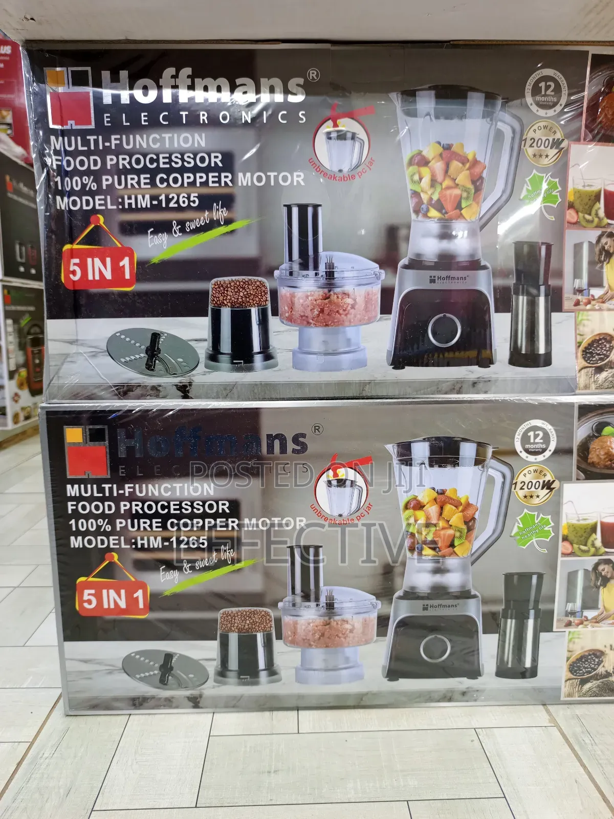 Multi-Function Food Processor, Model Hm-1265.
