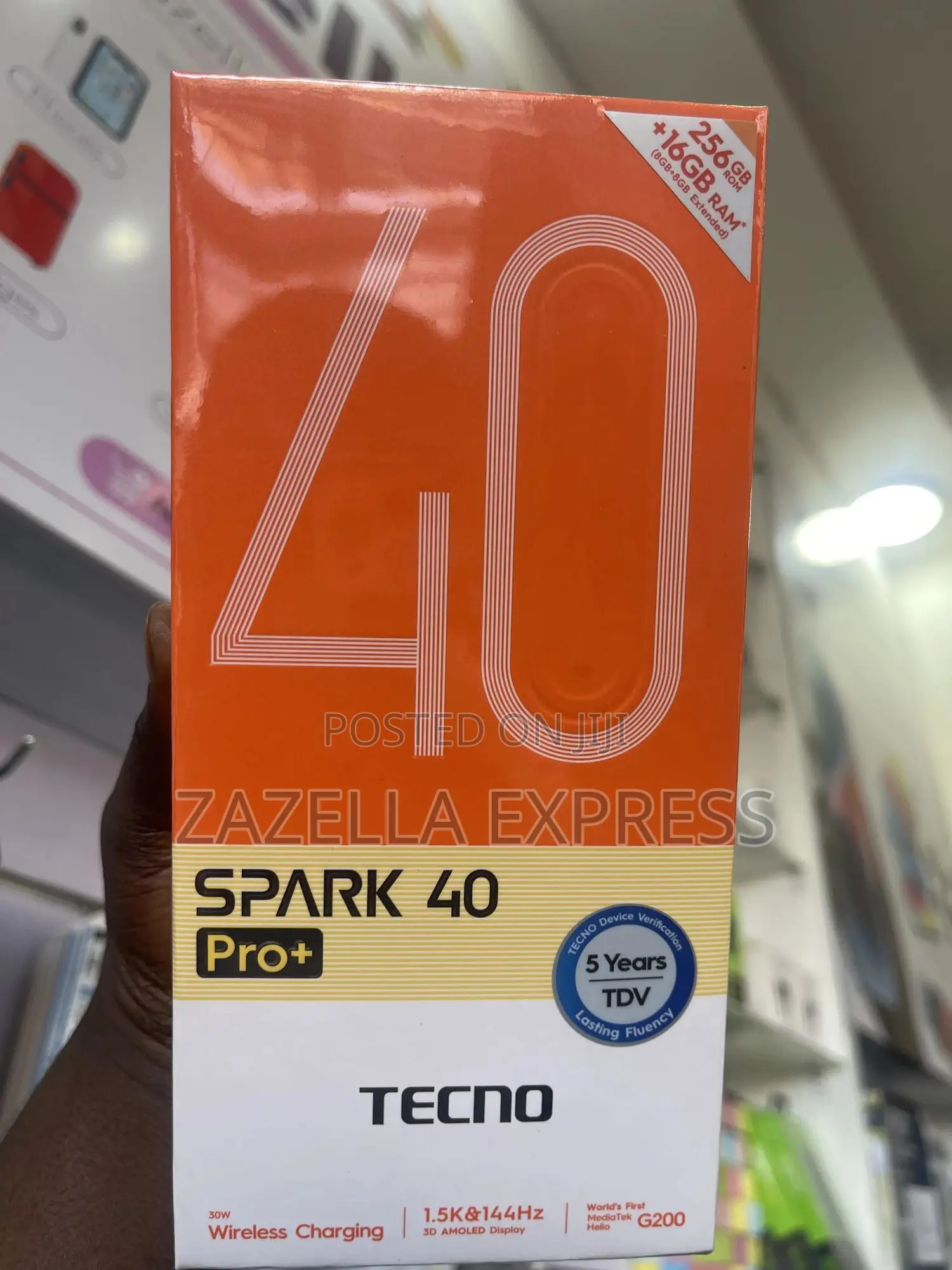 New Tecno Spark 40 Pro+ 256 GB Silver