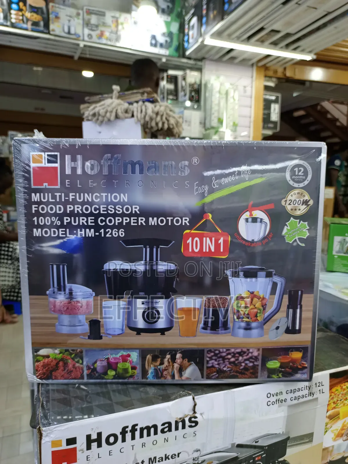 10-in-1 Multi-Function Food Processor, Model Hm-1266.