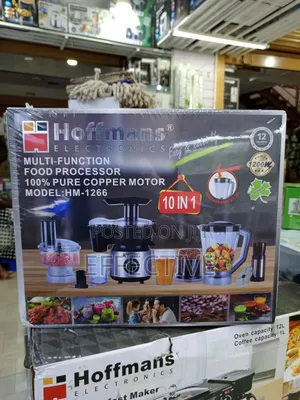 10-in-1 Multi-Function Food Processor, Model Hm-1266.