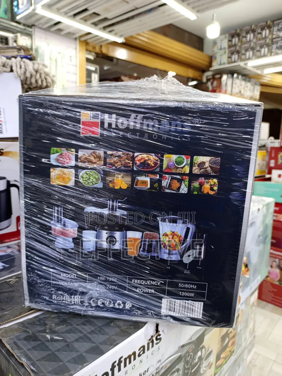 10-in-1 Multi-Function Food Processor, Model Hm-1266.