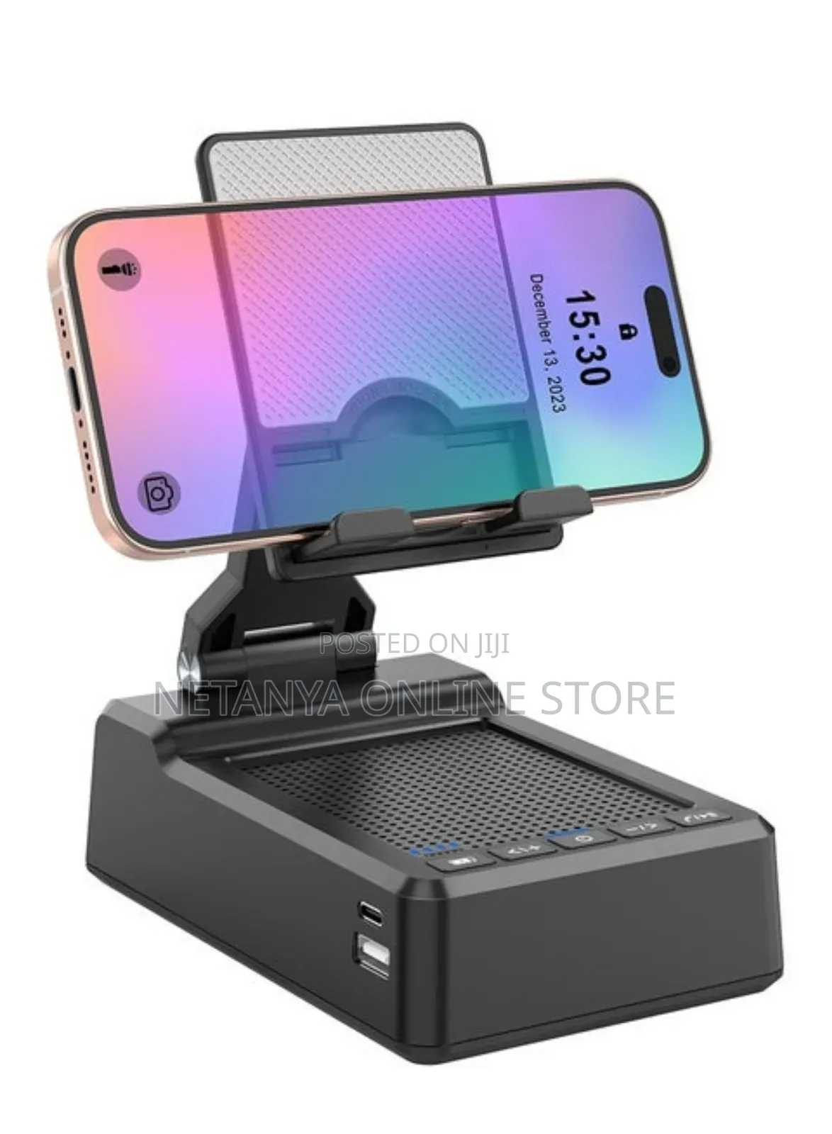 New Phone Holder With Bluetooth Speaker