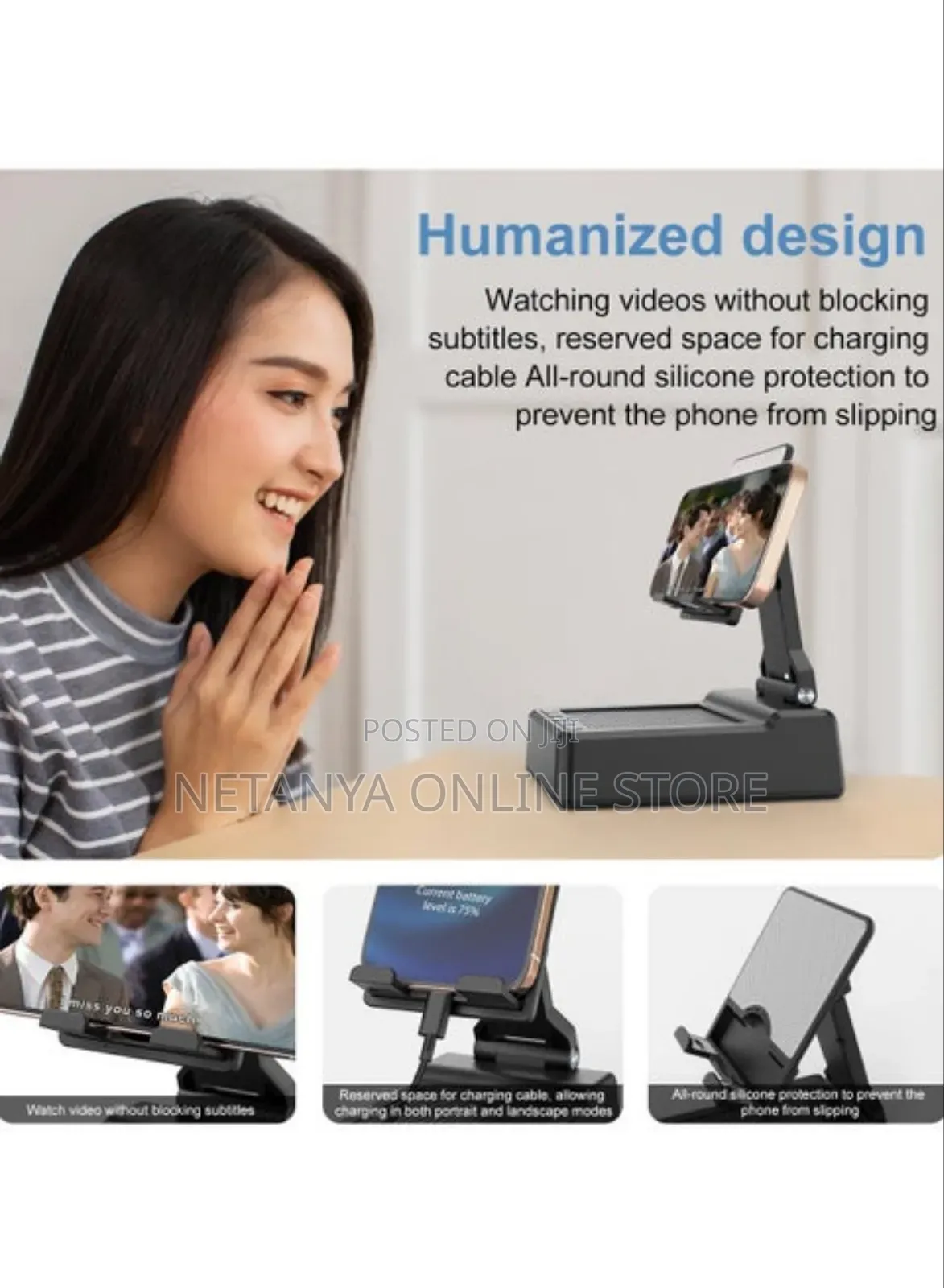 New Phone Holder With Bluetooth Speaker