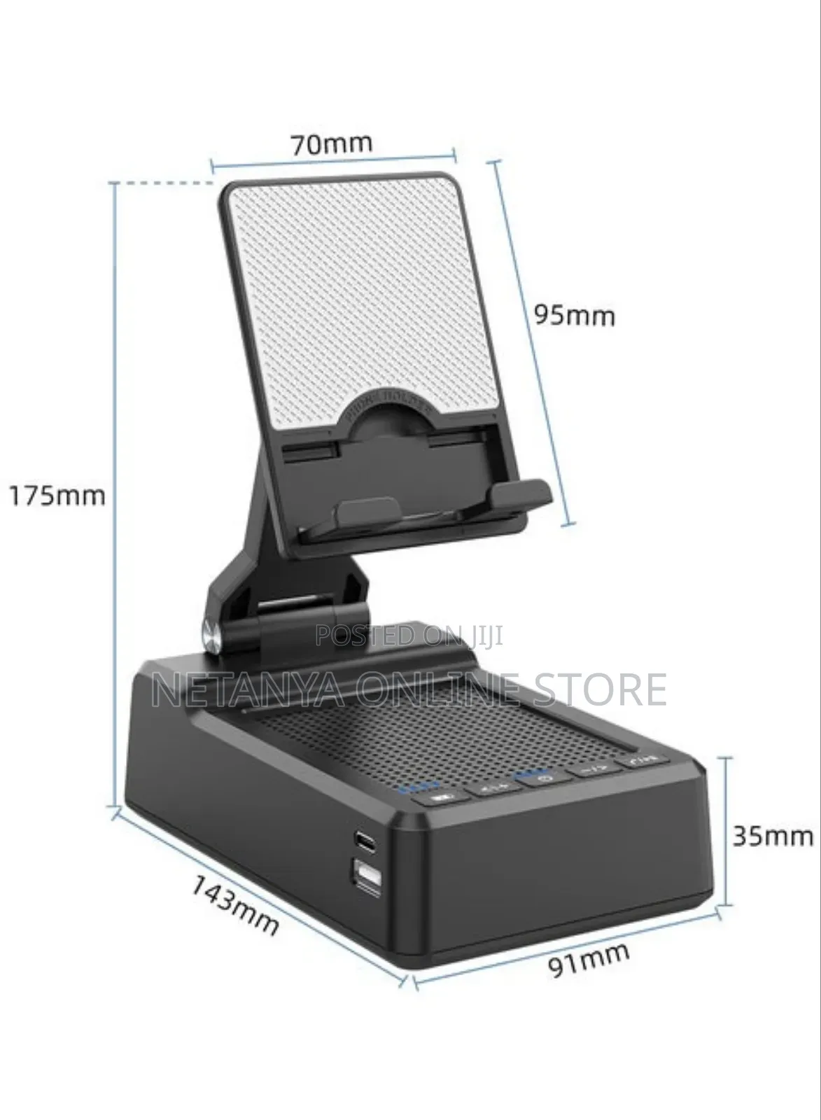 New Phone Holder With Bluetooth Speaker