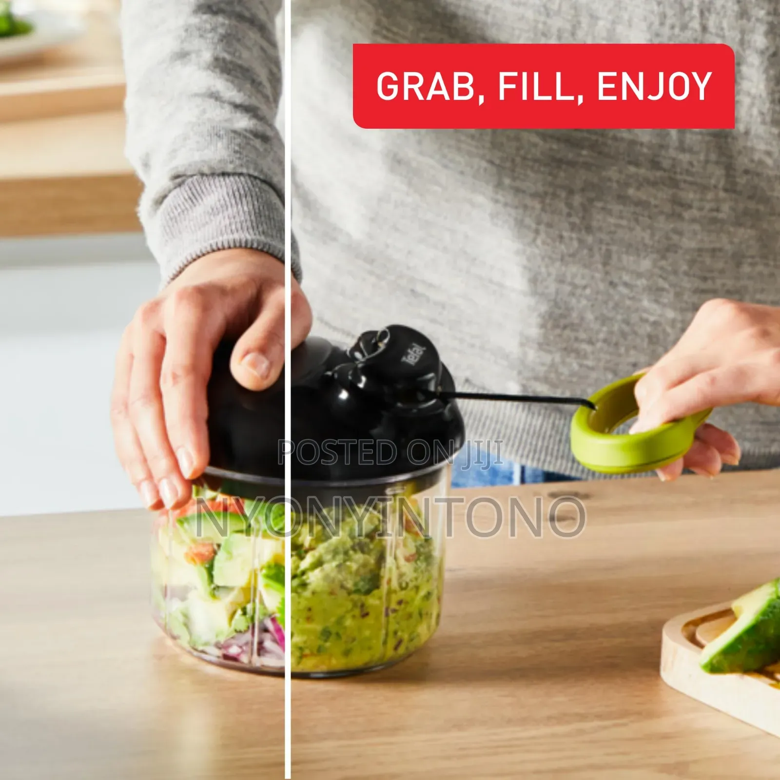 Tefal 900ml Manual Food Chopper K
