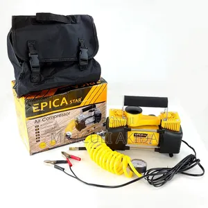 12v Epica Star Portable Dual Piston Tire Inflator And Air Compressor