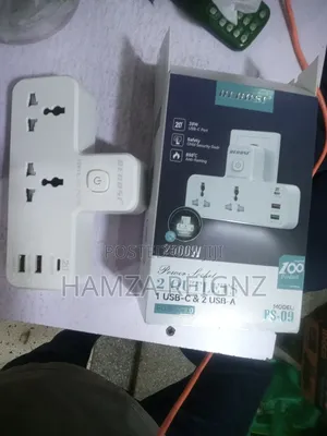2500w Extension With Usb Ports | 2 Power Socket With 20w Type C Usb