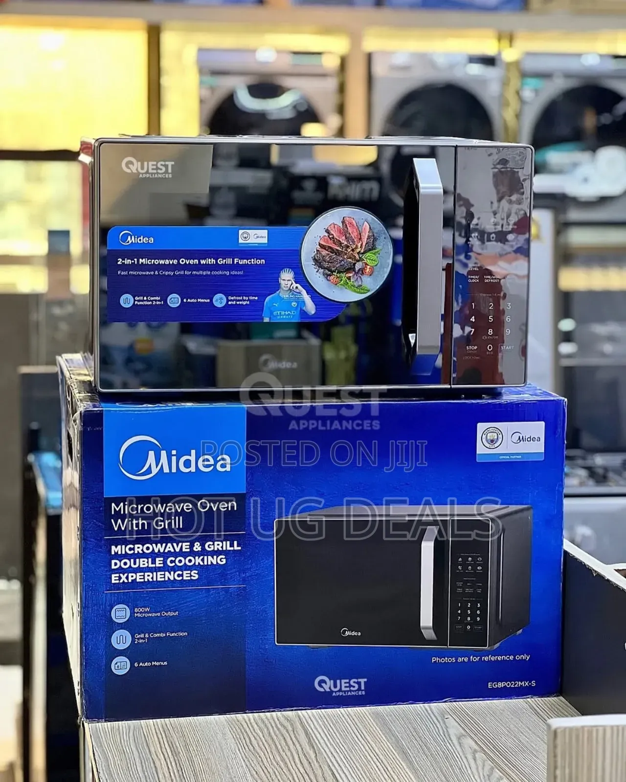 Midea 32l 2-in-1 Microwave Oven With Grill, Digital Touch Control