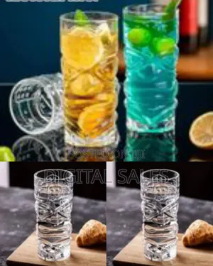 6 Pieces of Glassware Cocktail Glasses Hawaiian Style Tiki Mugs- 400