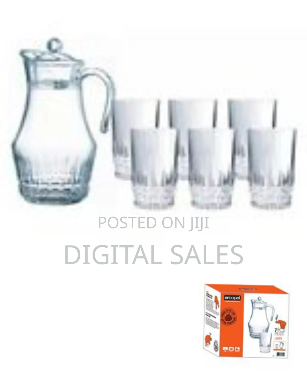 Luminarc 6 Pieces of Juice Glasses and 1piece
