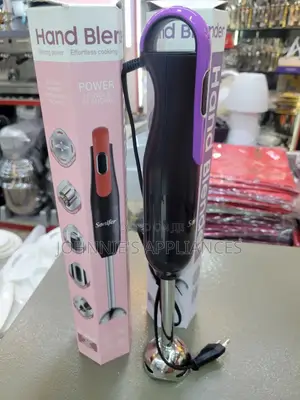 Sonifer Hand Blender – Red Power Handle Stick Blender