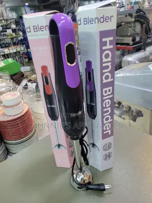 Sonifer Hand Blender – Red Power Handle Stick Blender