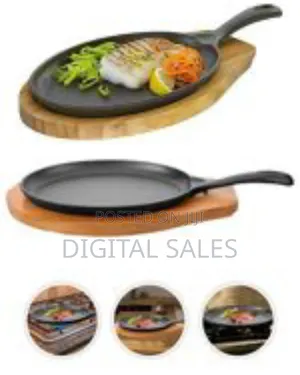 Restaurant Home Cooking Grilling Meats Cast Iron Fajita Sizzling Pan