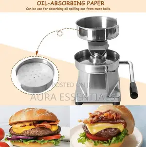 Manual Commercial Hamburger Press Machine