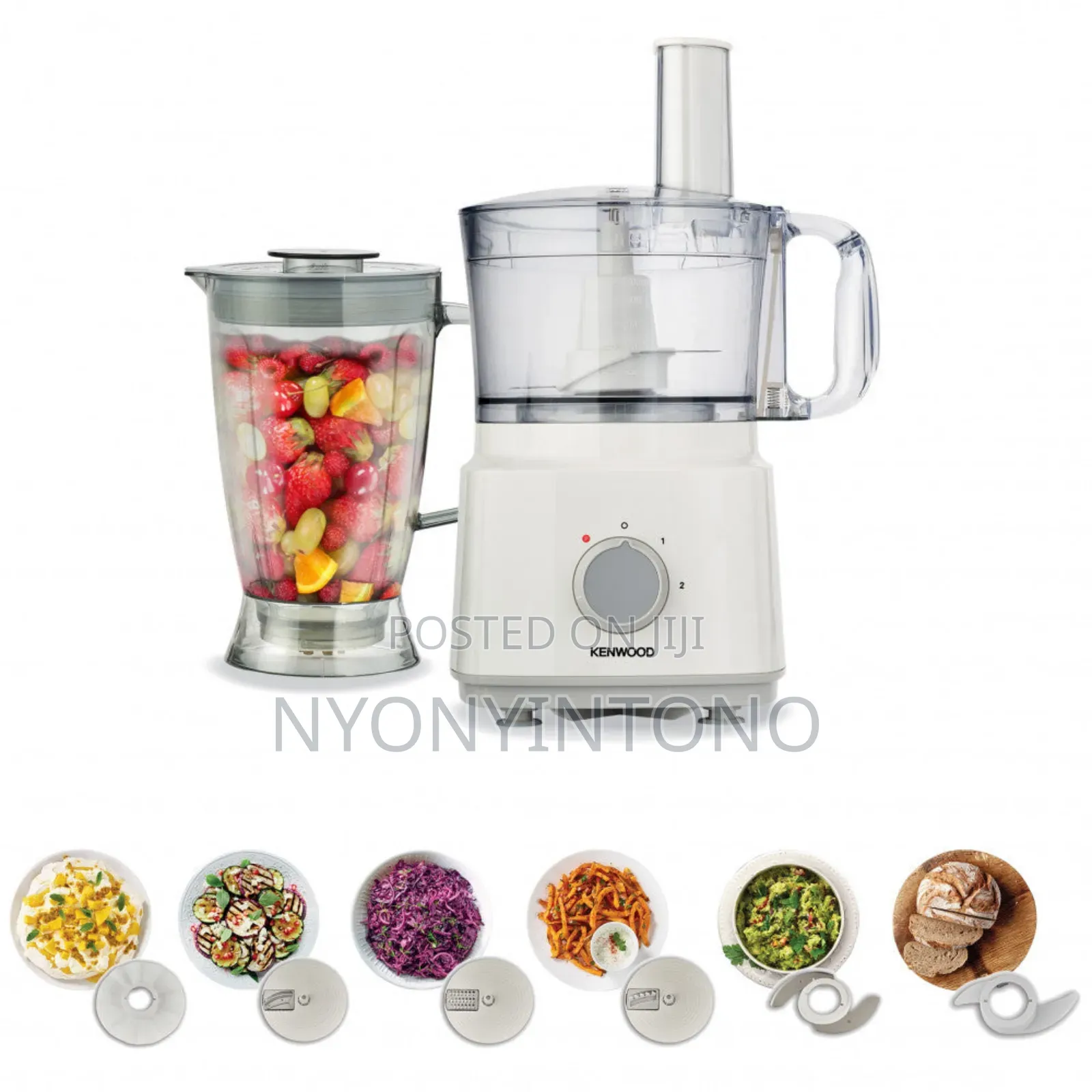 Kenwood 750w 8-in-1 Food Processor Fdp03