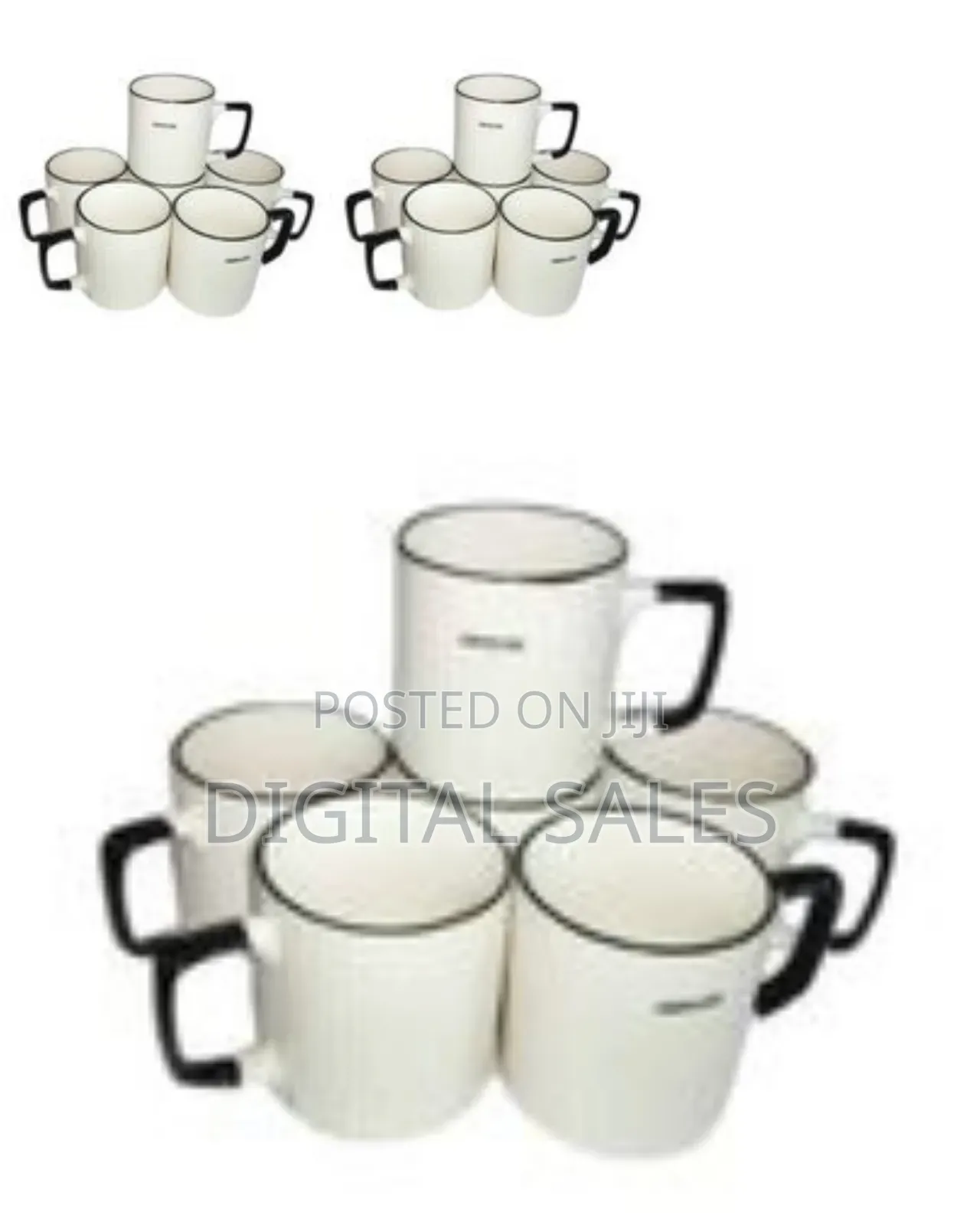 6 Pieces of Self Design Line Tea Coffee Cups Mugs-