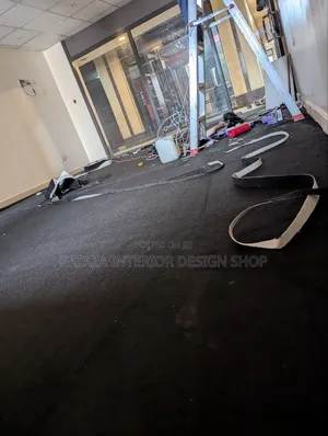 Black Office Woolen Carpets