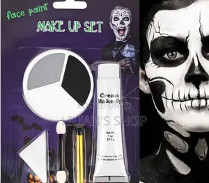 Face Paint, Black White Grey