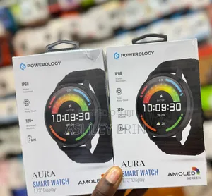 Powerology Aura Smart Watch With 1.73" Amoled Screen