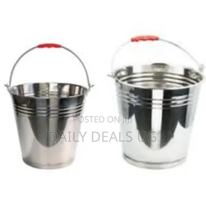 10l Stainless Steel Water Milk Bucket Dairy Pail, Silver