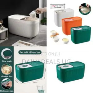 10kg Rice Bucket Insect-Proof Moisture-Proof Grain Storage Cereal