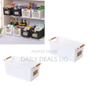 Fridge Storage Rack Shelf Holder Bathroom Desktop Basket