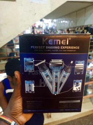 Kemei 3-in-1 Hair Trimmer Set, Model Km-1434.
