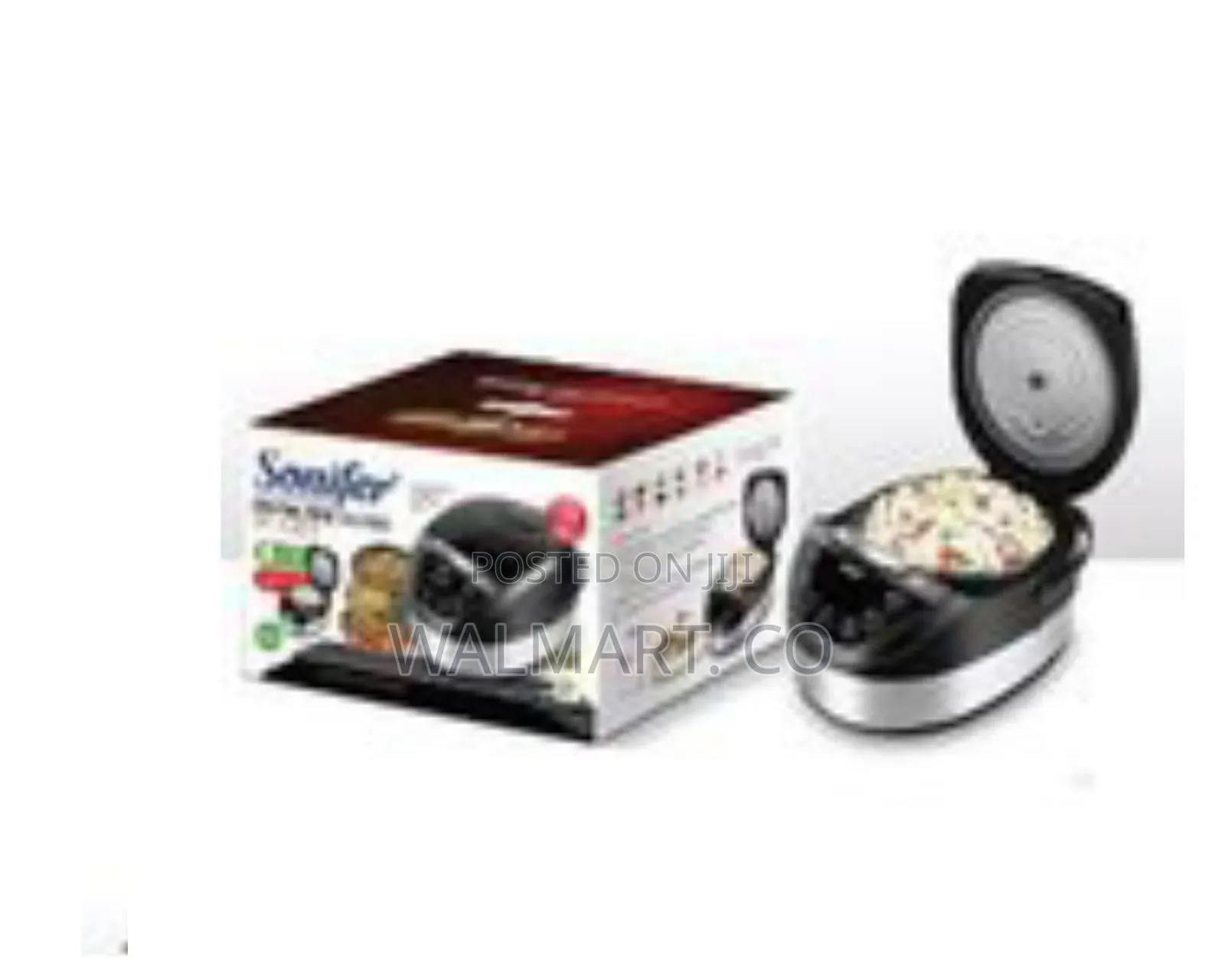 Sonifer 5 Litres Digital Smart Steam Rice Cooker Black