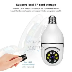 Bulb Wifi Camera E27 With Ai Tracking and Night Vision