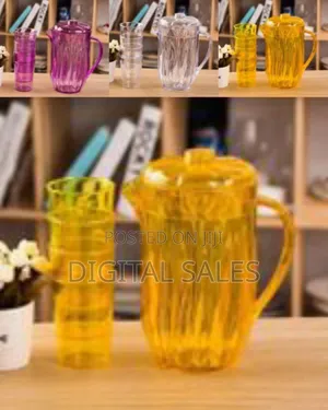 Unbreakable Bpa Free One 2 Lt Plastic Water Jug With Lid Handle