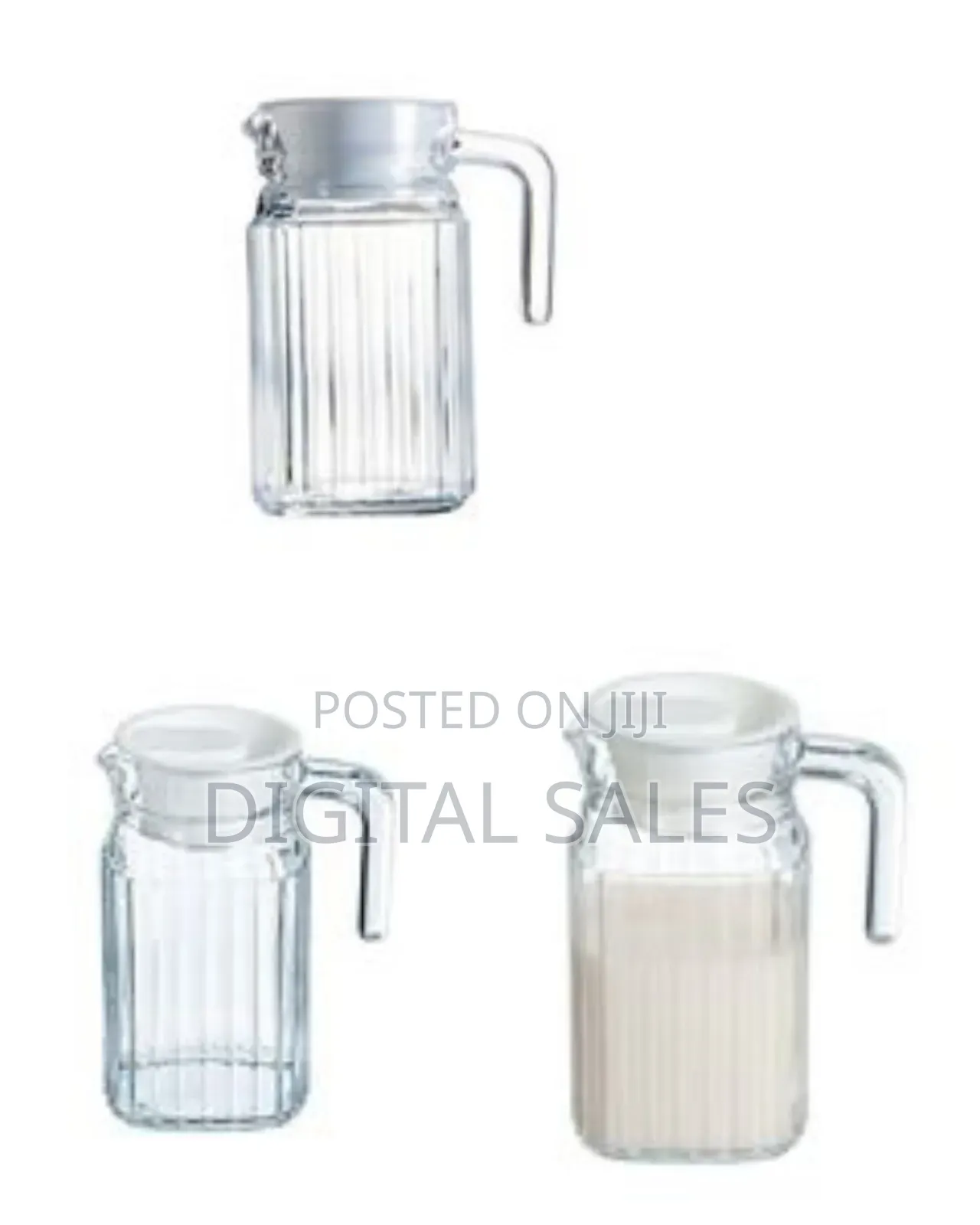 Luminarc 0.5 Litre Glass Juice Water Fridge Jug-