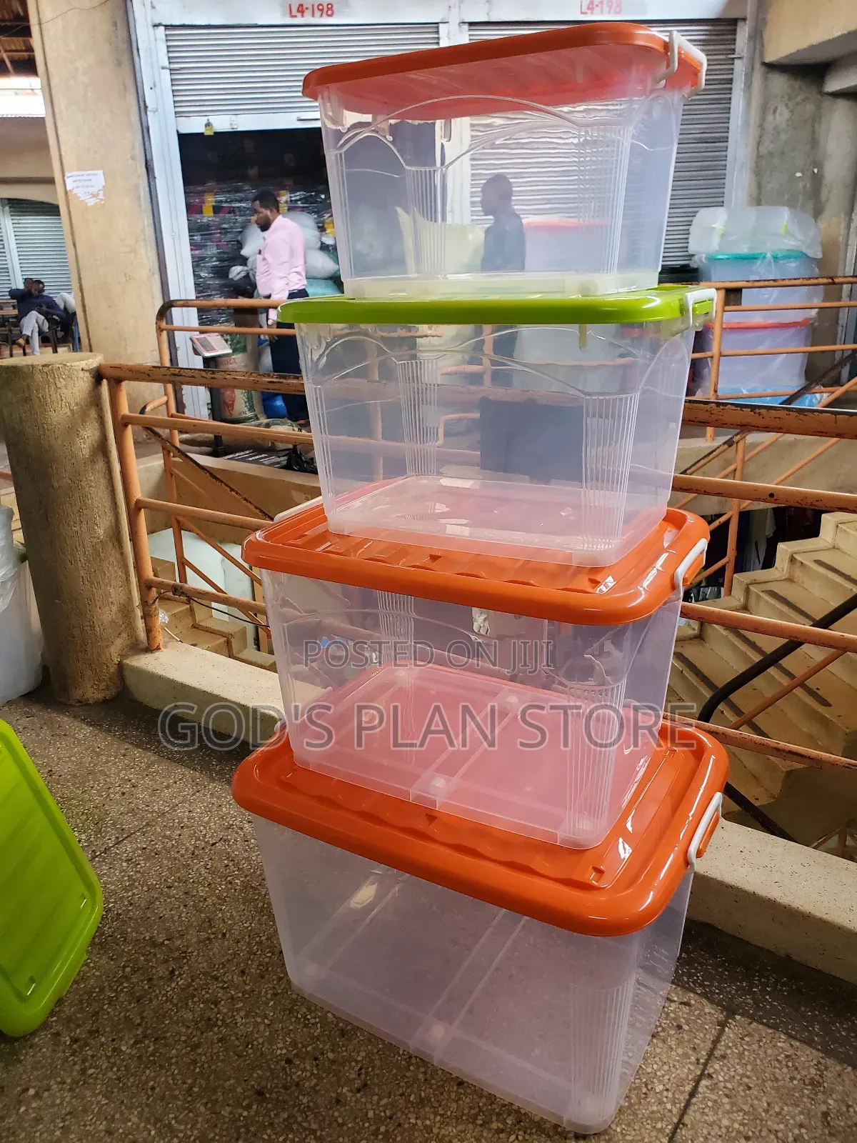 165,110,70,40 Litres Plastic Storage Boxes Set Plastic Storage Boxes