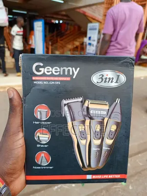 Geemy 3-in-1 Rechargeable Shaver and Trimmer Set