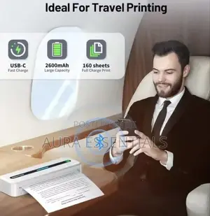 Portable Inkless Thermal Printer