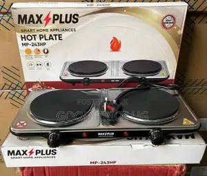 Max Plus Double Solid Hotplate Mp-243p