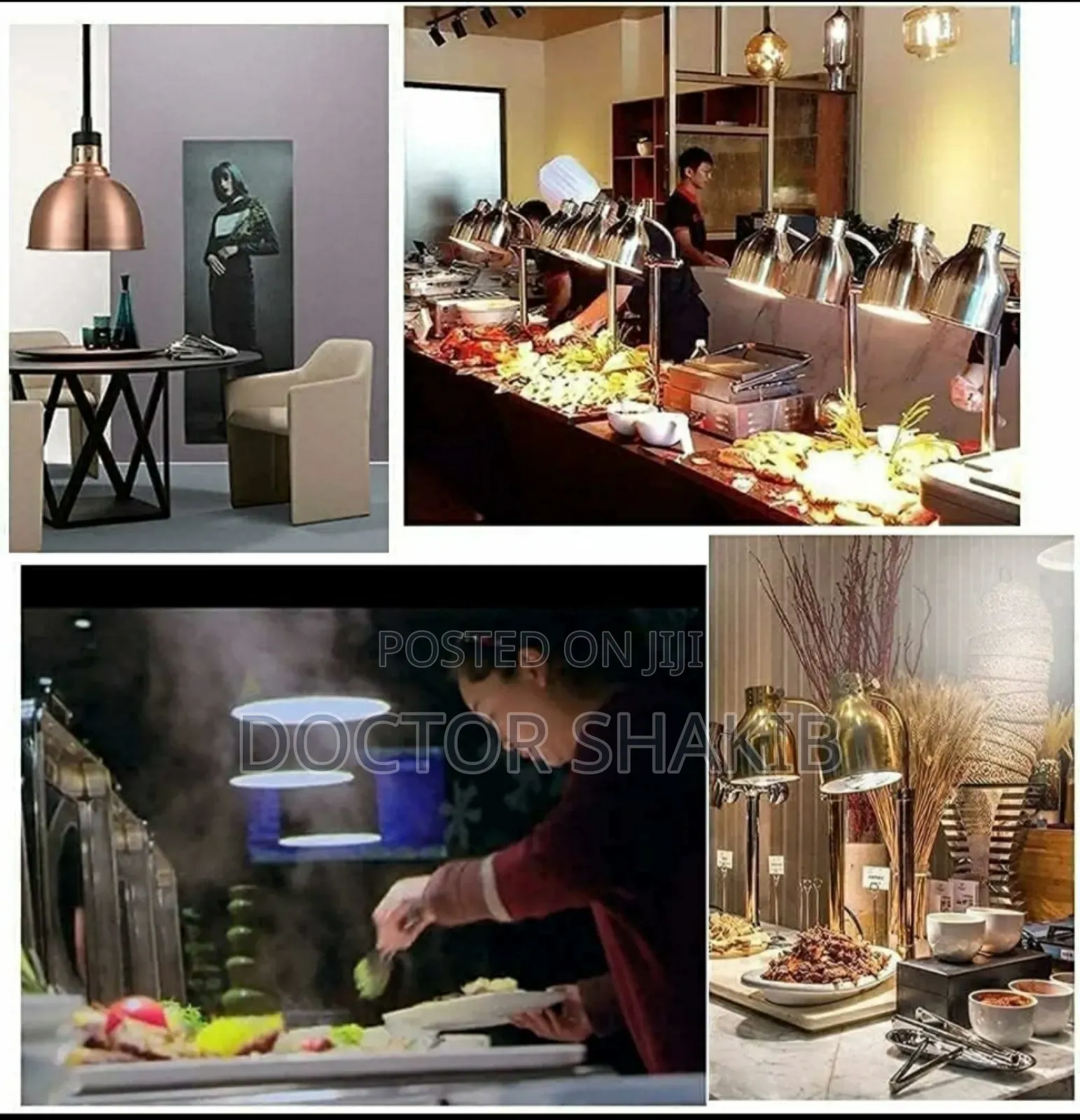 Unique Portable Electric Commercial Food Warmer Lamp