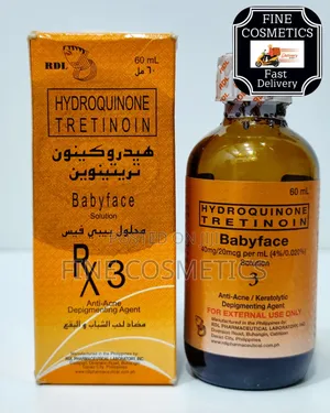 RDL Stage-3 Hydroquinone Tretinoin Anti-Acne Babyface Lightening Rx3