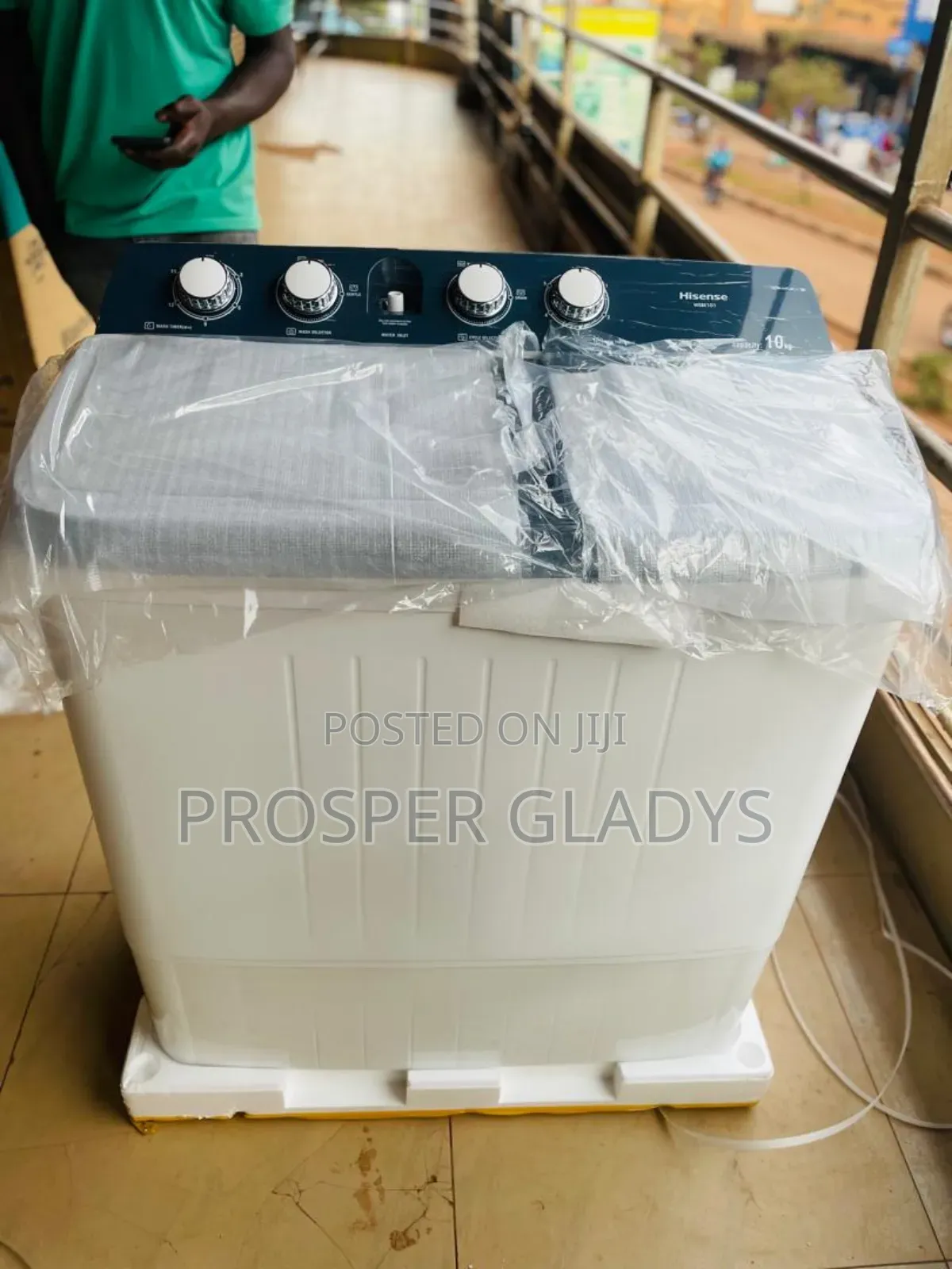 10kgs Hisense Washing Machine Twin Tub