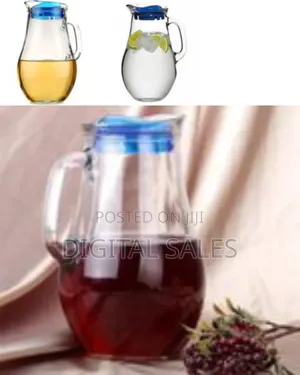 Pasabahce 1.85l Bistro Transparent Glass Juice Water Jug Pitcher