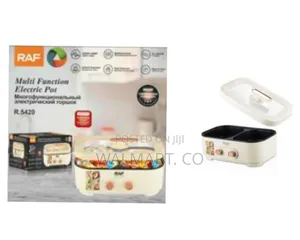 Raf 6 Litres Big Capacity 2 in 1 Multifunctional Electric Pot Grill