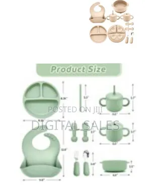 Bufims Silicone Baby Feeding Set, Baby Led Weaning Supplies, Eating