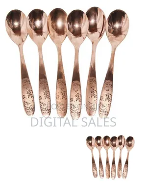 Tea Spoons, 6pcs - Copper