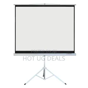 1.8m X1.8m Projector Screen With Stand - White