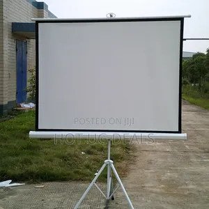 1.8m X1.8m Projector Screen With Stand - White